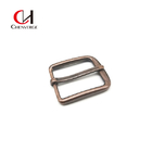 Red Bronze Matte Unisex Pin Belt Buckles Zinc Alloy 40mm ODM