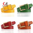 Genuine Cowhide Thin Ladies Leather Belt Fashion Personality Needle Buckle Simple