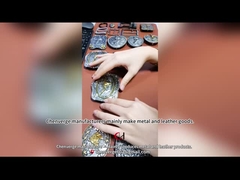 Zinc Alloy Metal Plate Belt Buckles Thickness 4mm Anti Erosion