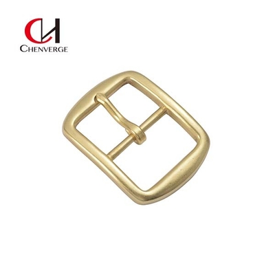 Practical Antirust Square Brass Belt Buckle , Anti Corrosion Gold Belt Buckle