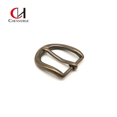 Antirust 25mm Gold Metal Buckle , Anti Corrosion Belt Pin Buckle