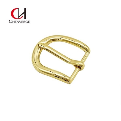 Antirust 25mm Gold Metal Buckle , Anti Corrosion Belt Pin Buckle