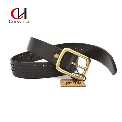 Multicolor Mens Braided Leather Belt For Jeans Cowhide Material