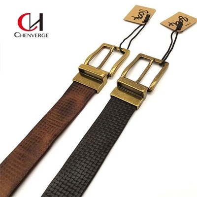 ODM Women's Genuine Leather Belt Multicolor With Needle Buckle
