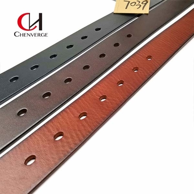 ODM Multiscene Braided Leather Belt Dark Brown With Pin Buckle