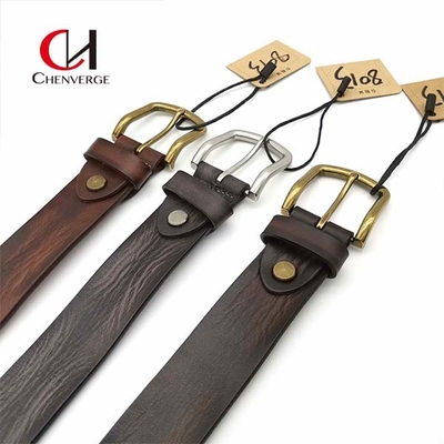 Pure Cowhide Genuine Leather Belt For Men Multiscene Practical