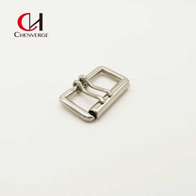 Antiwear Rustproof 2 Prong Belt Buckle , Zinc Alloy Double Pin Belt Buckle