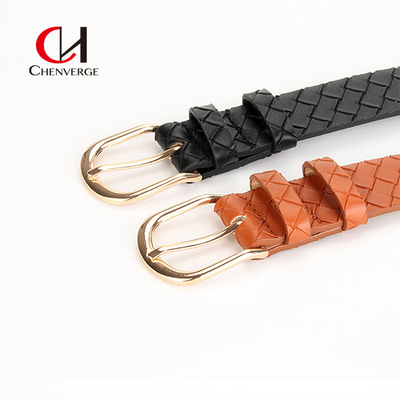 Alloy Needle Buckle Ladies Leather Belt No rust Customized logo