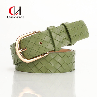 Alloy Needle Buckle Ladies Leather Belt No rust Customized logo