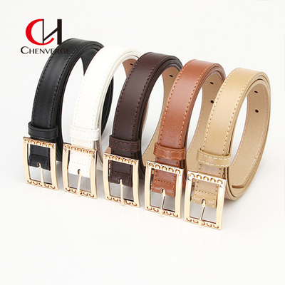 Cowhide Leather Waist Belt Ornament Zinc Alloy Multi Color Casual Suit Wind Decoration