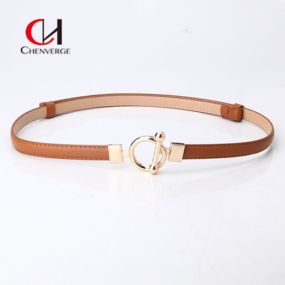 Fashionable PU Women'S Adjustable Belt with Customized Logo