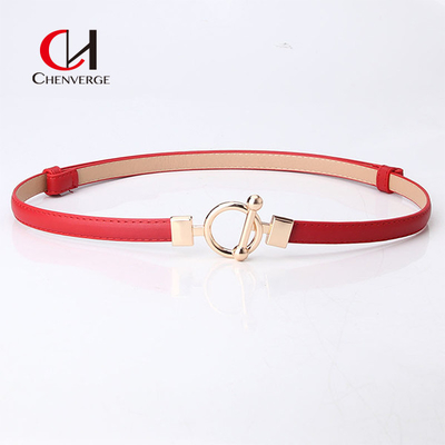 Fashionable PU Women'S Adjustable Belt with Customized Logo