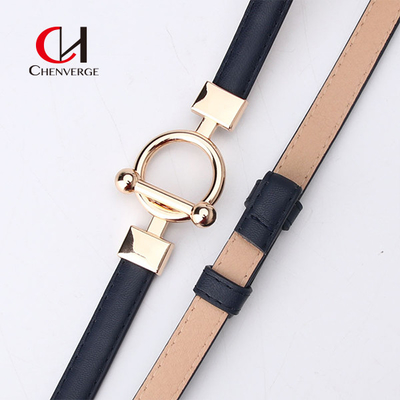 Fashionable PU Women'S Adjustable Belt with Customized Logo