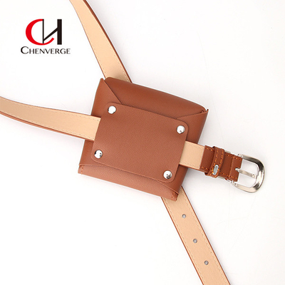 Women'S Fanny Pack Belt Simple Detachable Multifunctional Small Bag
