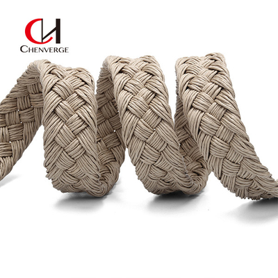 7cm Width Velvet Braided Belt 6 Color Ladies And Men'S Wax Cotton Rope