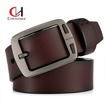 124cm Length Genuine Leather Belt Classic Timeless Look