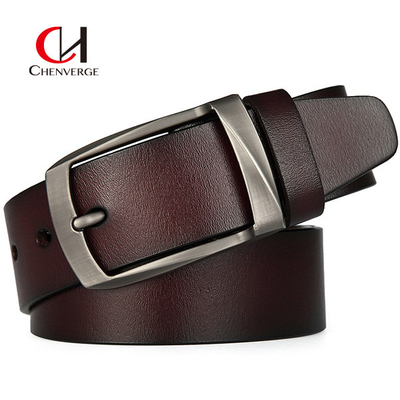 Smooth Strap Standard Size Genuine Leather Belt 95cm Length For Business Meeting