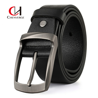 Smooth Strap Standard Size Genuine Leather Belt 95cm Length For Business Meeting