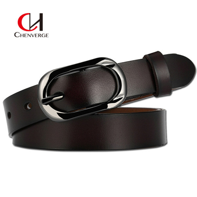 Fashion Cowhide Women'S Leather Belt Classic Adjustable Size