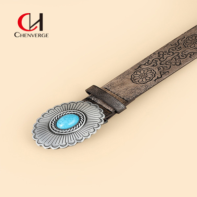 Western Style Cool Girl Custom Metal Belt Buckles Vintage for Women