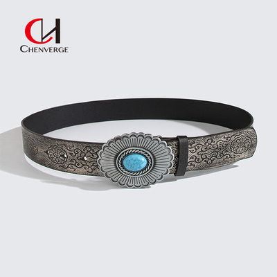 Fashion Ladies Leather Belt Western Denim Retro Belts Cool Girls All Season
