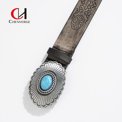 Fashion Ladies Leather Belt Western Denim Retro Belts Cool Girls All Season