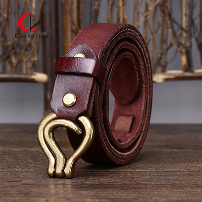 Black Reddish Brown Earthy Leather Belt Men With Smooth Waistband Cowhide