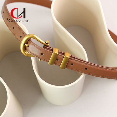Chenverge Durable Ladies Leather Belt 100cm Length For Coat