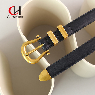 Chenverge Durable Ladies Leather Belt 100cm Length For Coat