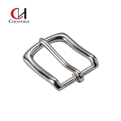 Square Smooth Silver Pin Belt Buckles Antiwear Erosion Resistant