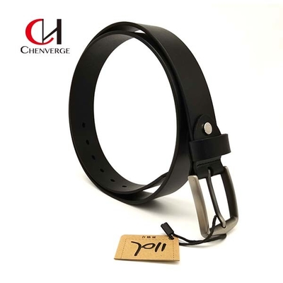 Antiwear Multipurpose Black Formal Belt , 38mm Pure Leather Belt For Women