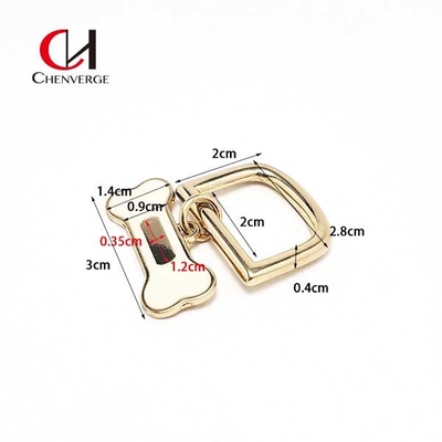 OEM D Type Buckle Metal Garment Accessories Anticorrosive For Pet Collar
