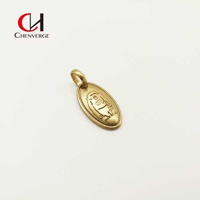 Practical Thickened Replacement Belt Buckle , Rustproof Golden Backpack Pendant