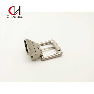 Chenverge Silver Dress Belt Buckles , Lightweight Nickel Reversible Belt Buckle