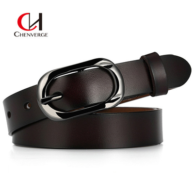 Fashion Cowhide Women'S Leather Belt Classic Adjustable Size