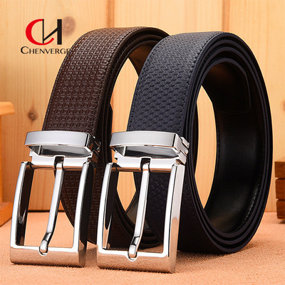 Classic Men's Casual Belt 115cm Preferred Zinc Alloy Buckle Business Jeans Belt