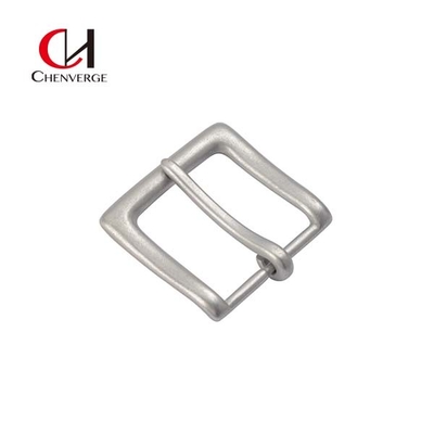 Erosion Resistant Pin Belt Buckles 40mm Antirust Silver Square
